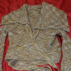 Free People  Wrap Wool Sweater size 6-8
